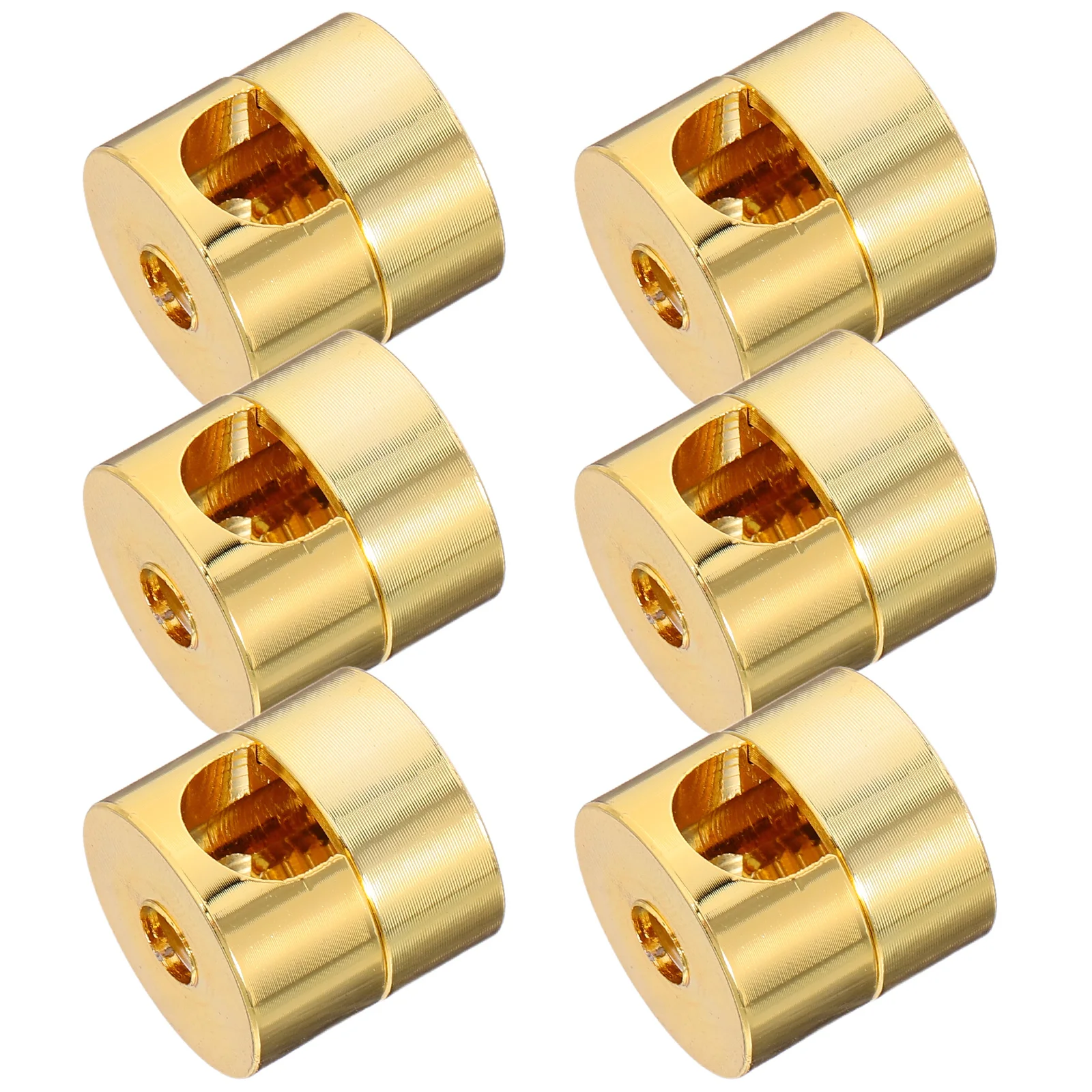 

6pcs Wire Decorative Buckle Lamp Parts Metal Roller Golden Fitting Pendant Lights Hanging Accessories LED Lamps DIY Kit Ceiling