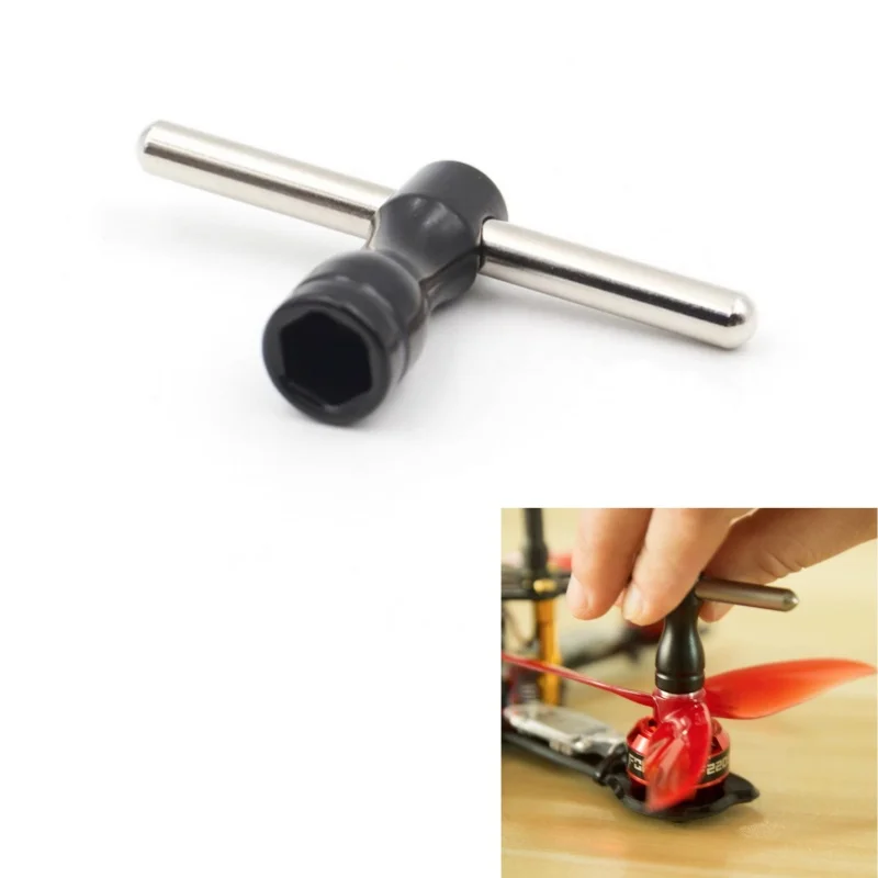 

M5 Alloy Screw Wrench Propeller Quick Release ToolT-Socket For RC Drone FPV 2205/2207 Motor Quadcopter Multicopte Toolkit