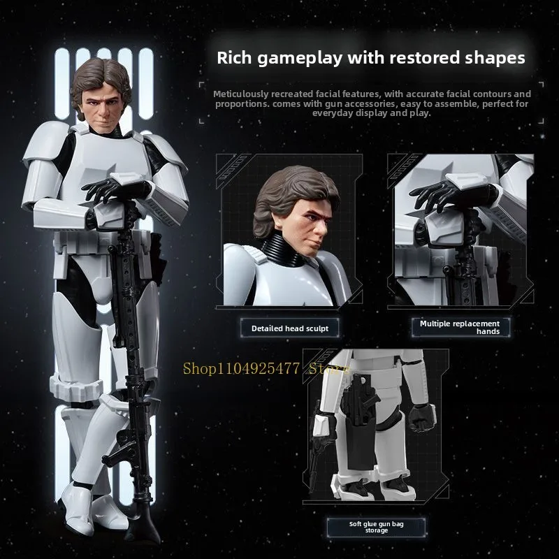 BLOKEES Skywalker Clone Trooper Star Wars:The Mandalorian Grogu Luke Solo Darth Vader CLASS Version Toys Figure Assembled Gift