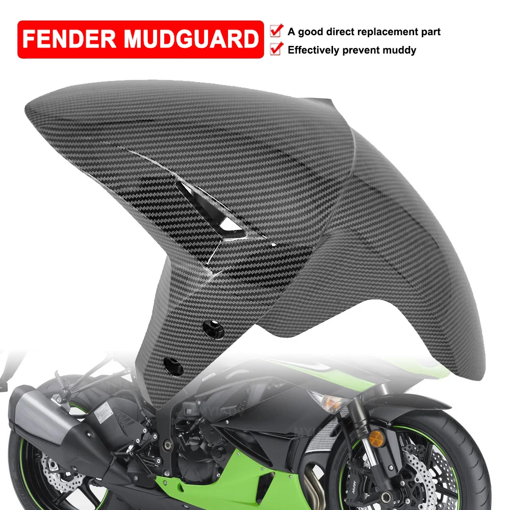 

Для Kawasaki для Ninja ZX25R ZX-25R ZX-4R ZX4R 2019-2025 мотоциклетное переднее крыло, брызговик для переднего колеса, брызговик от грязи