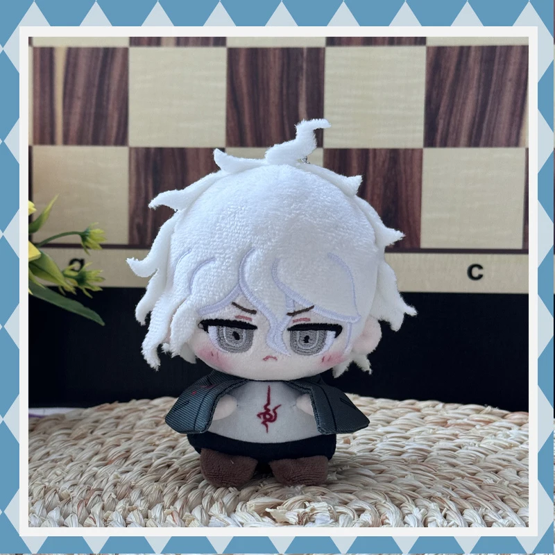 Anime Gra Danganronpa3 Kokichi Oma Kawaii Cosplay Bawełniana Lalka Dango Brelok Zawieszka Pluszowa Mini Figurka Zabawka Prezent dla Fanów