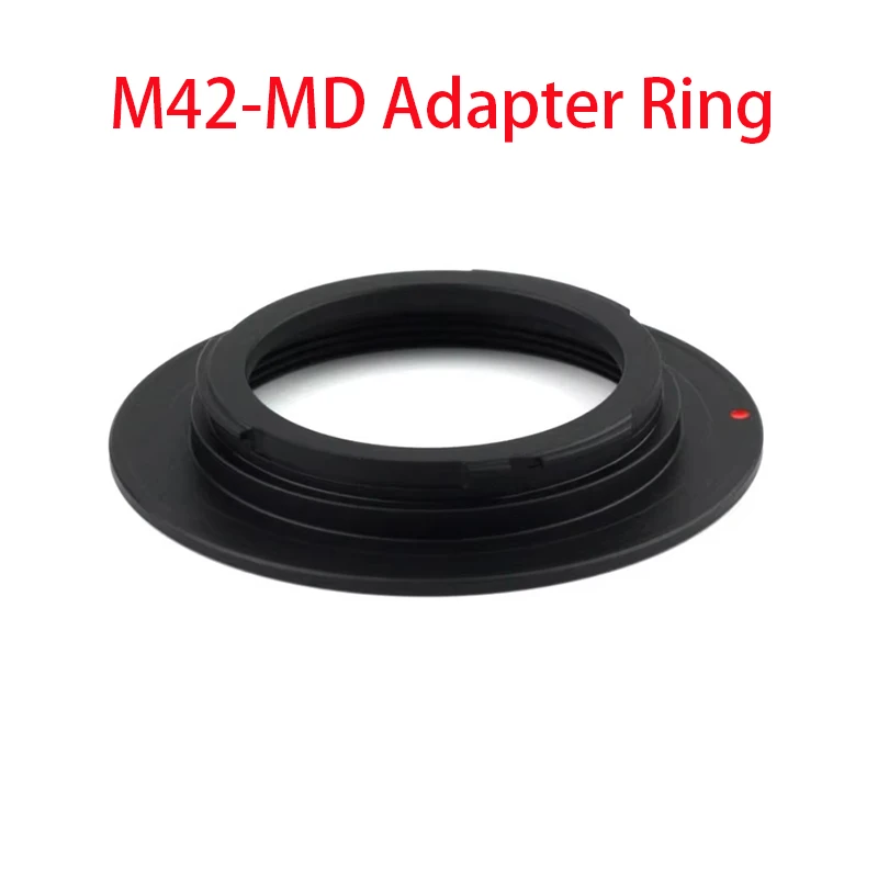 M42 to MD Camera Lens Adapter Mount Ring Manual MF Mirror Lens Adapter Ring M42 lens to MD/MC M42*1mm-MD for Minolta