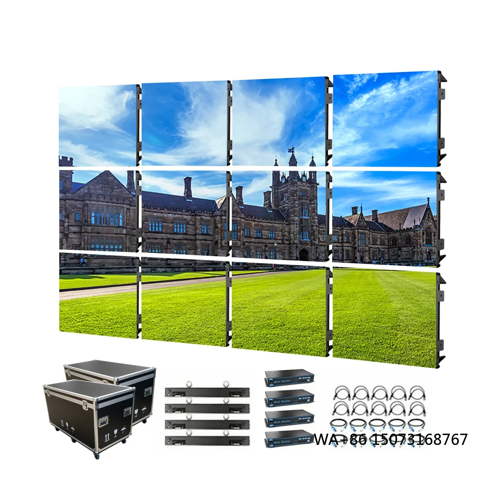 

Turnkey Solution Indoor Stage P3.91 Rental Led Display Full Color High Refresh Rate Ip65 Portable Outdoor Rental LED Display