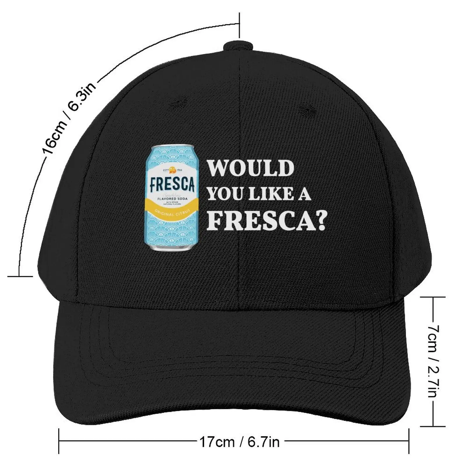 Would you like a Fresca? Baseball Cap Hat Beach Christmas Hat Trucker Hat Luxury Woman Men's