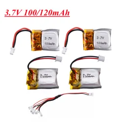 Akumulator Lipo 3.7V 100mAh 120mAh do FQ777-124 Wltoys V272 V282 V292 do Hubsan Q4 H111 Mini RC Quadcopter Drone Battery