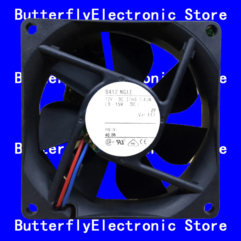 

НОВЫЙ ОРИГИНАЛЬНЫЙ 8412NGLE 8412 NGLE 12 В постоянного тока 0,45 Вт охлаждающий вентилятор 8025 80*80*25 мм