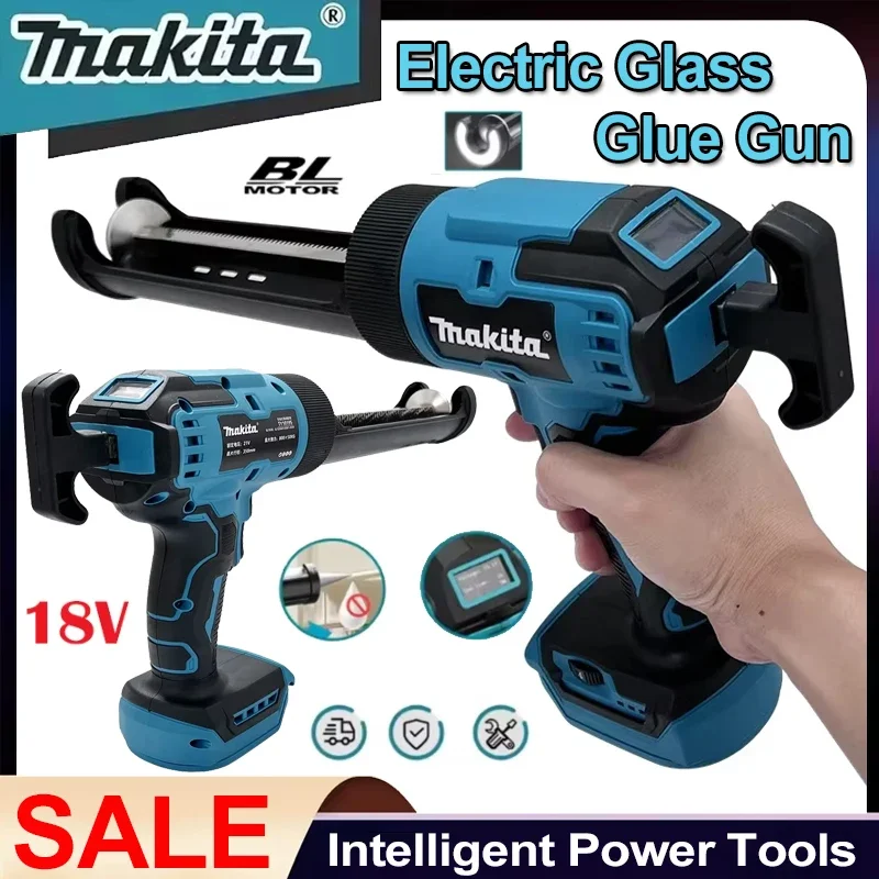 Makita Cordless Electric Glue Gun Multifunctional Electric Caulking Gun Portable Glue Filling Sealing Power Tool Fit 18V Battery
