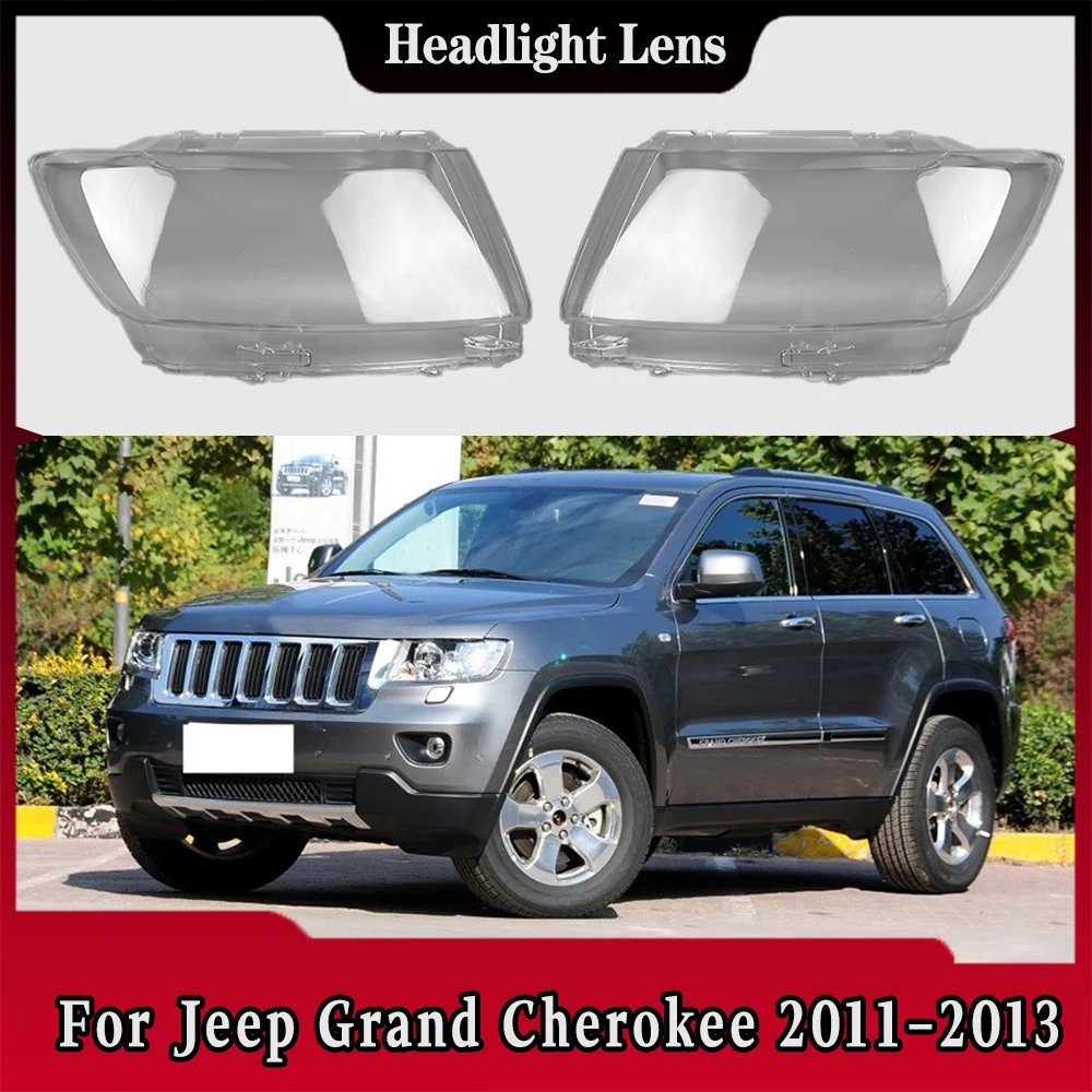 

Headlight Cover For Jeep Grand Cherokee 2011 2012 2013 Car Front Headlight Cover Lampshade Lampcover Caps Headlamp Shell