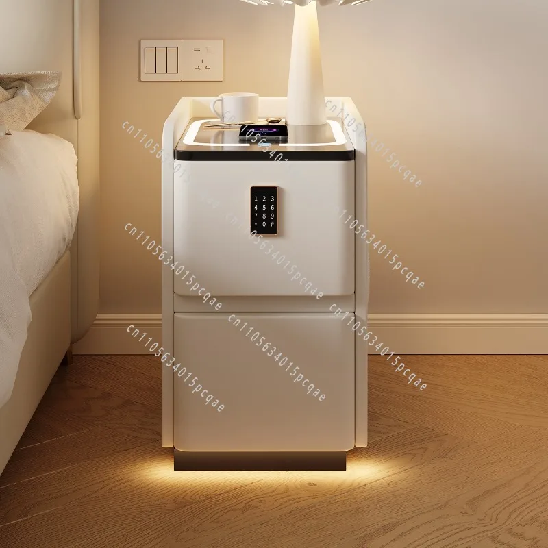 smart-narrow-nightstand-premium-solid-wood-bedside-table-minimalist-bedroom-storage-compact-charging-cabinet-for-small-spaces
