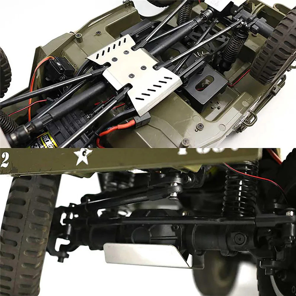 Plaque de protection en acier inoxydable, armure de châssis pour FMS 1/6 1941MB, modèle de grimpeur, jouet, pièce de mise à niveau de voiture, accessoire