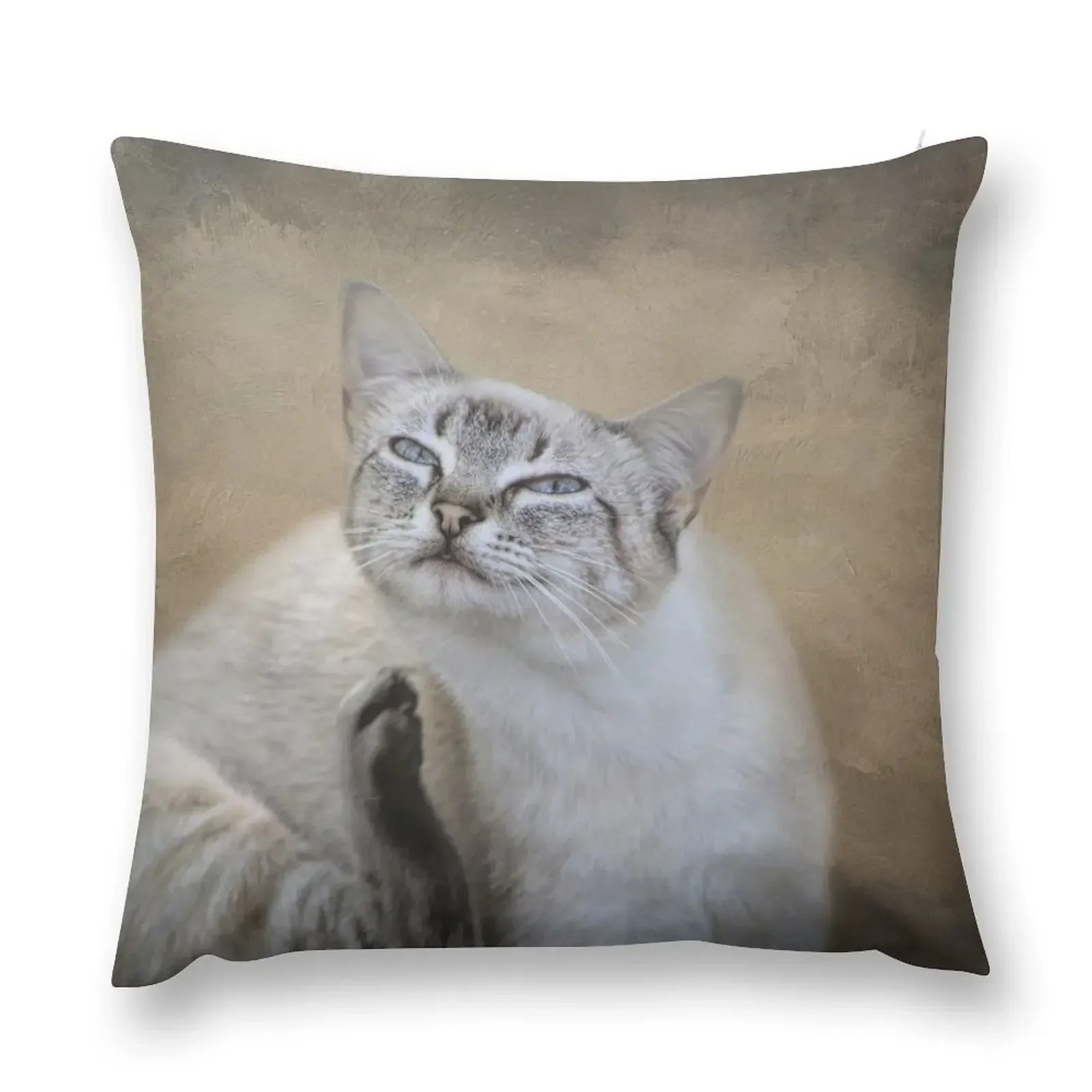 

Lynx Point Siamese Cat Throw Pillow anime girl Rectangular Cushion Cover christmas ornaments 2025 pillow