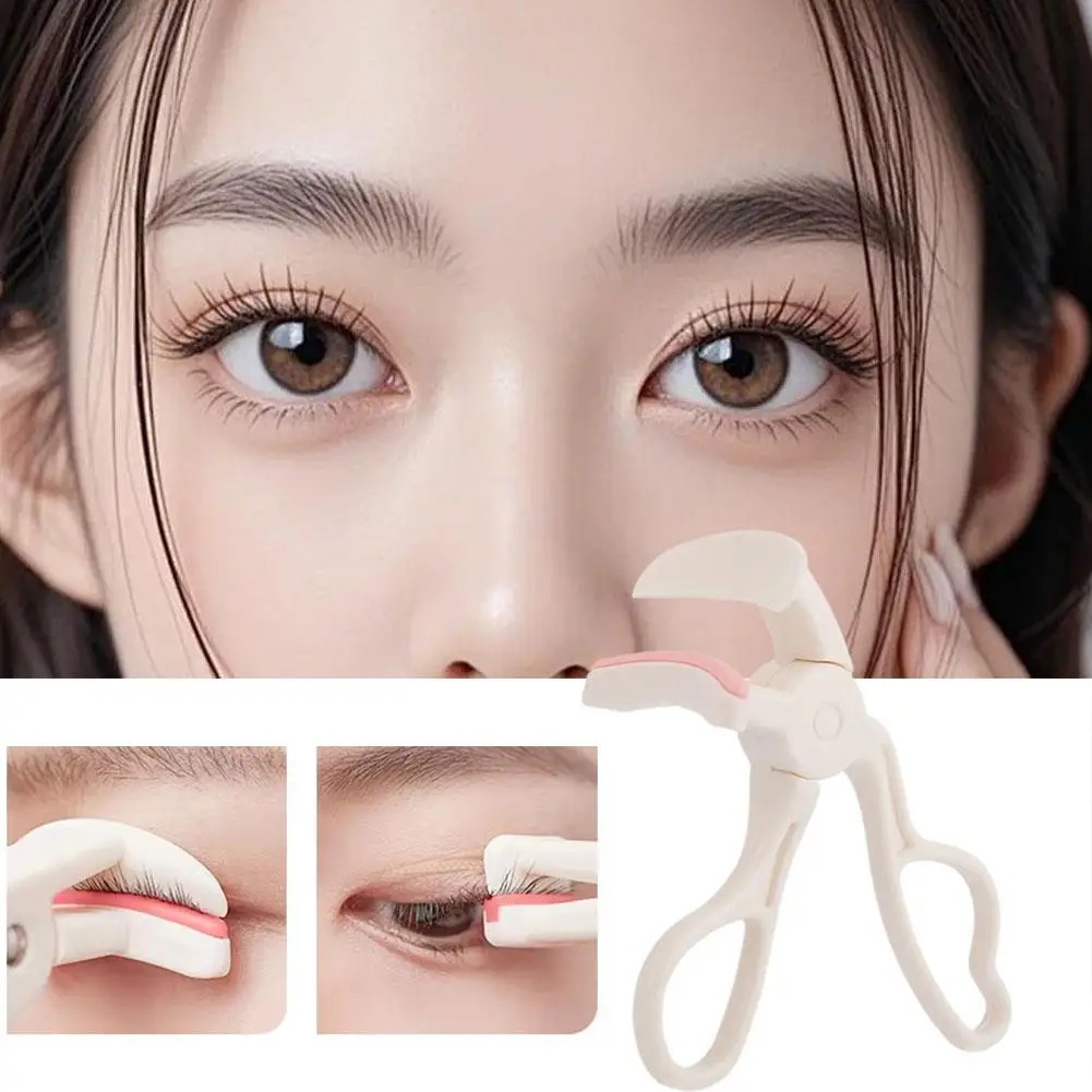 Wide-Angle Eyelash Curler Long Styling Natural Curled to Easy Enlarge Harm Lashes Application No Eyes Tool Eyelids X1H6
