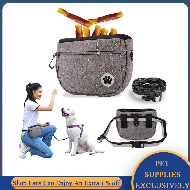 Marsupio portatile per addestramento del cane borsa per ricompensa per Snack a mani libere borsa per dolcetti per cuccioli all\'aperto di grande