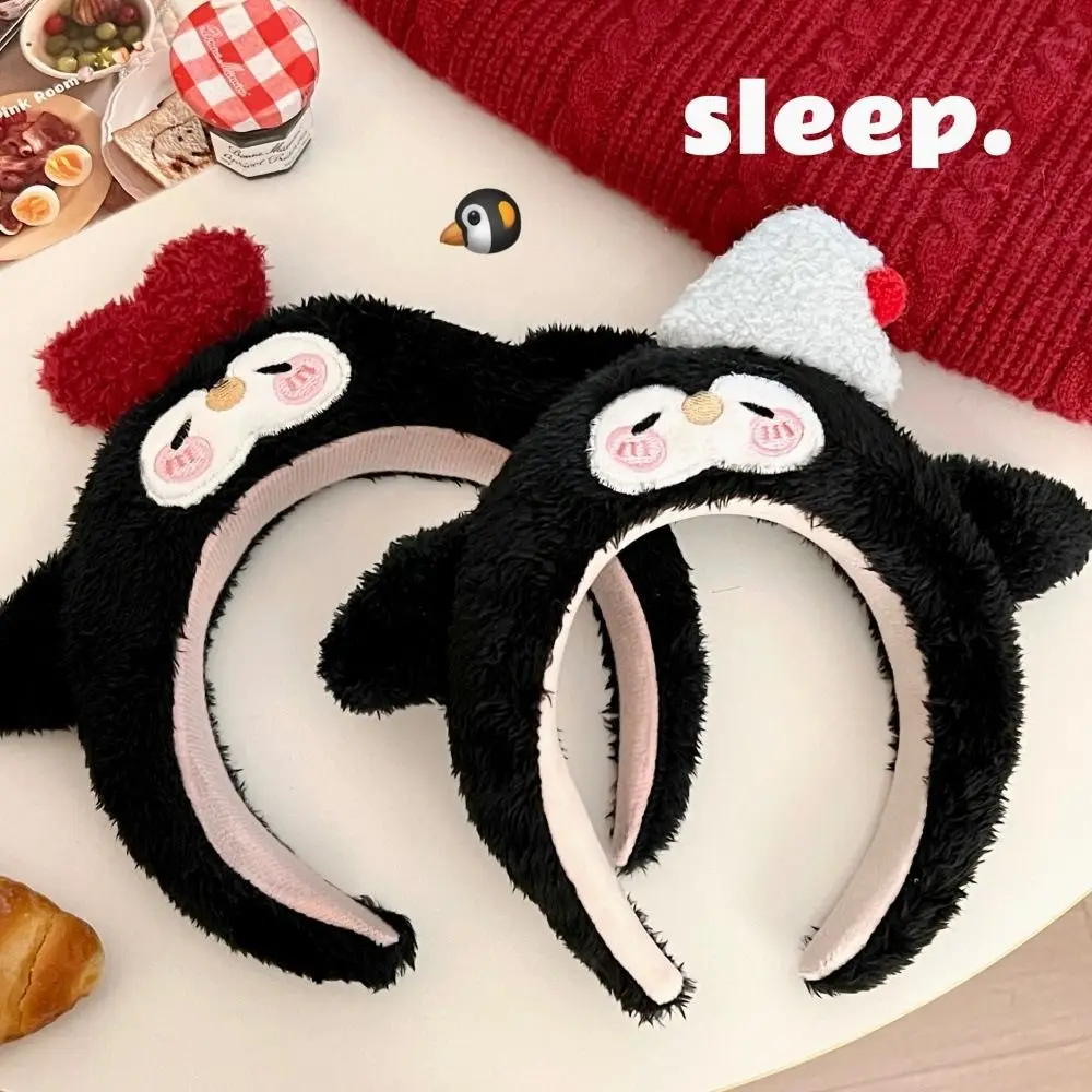 

Plush Cartoon Penguin Headband Hair Accessories Head Wear Plush Hairband Hair Ornament Party Dress Up Cosplay Hair Hoop Girls