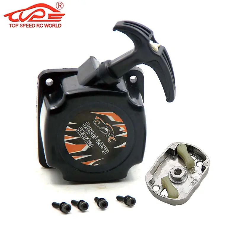 1/5 Rc Xe Siêu Dễ Dàng Bắt Đầu Kéo Tay Với Mặt Số Cho 1/5 HPI ROFUN BAHA ROVAN KM BAJA Losi FG GoPed RedCat 45CC Chi Tiết Động Cơ