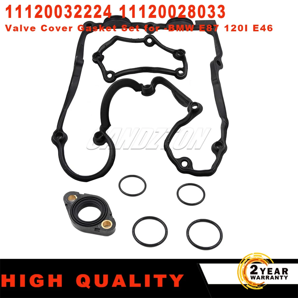 Valve Cover Gasket Set Fit For BMW E87 120I E46 318I E90 320I X3 N46 N42 11120032224 11120028033