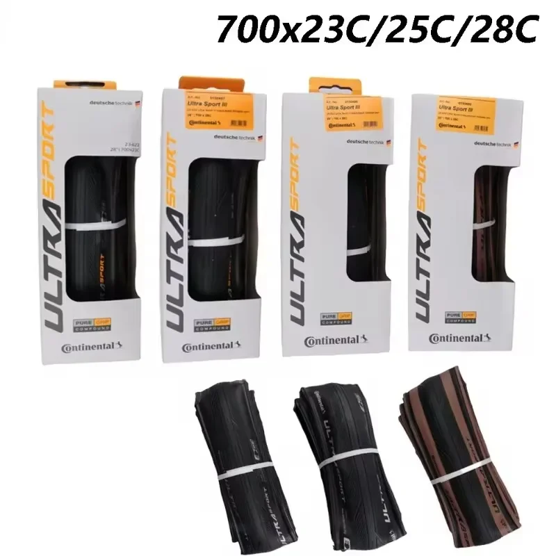 

Ultra Sport III Road Bicycle Tires 700c BIke Tyre 700x23 700x25 700x28Anti slip and wear-resistant folding tire