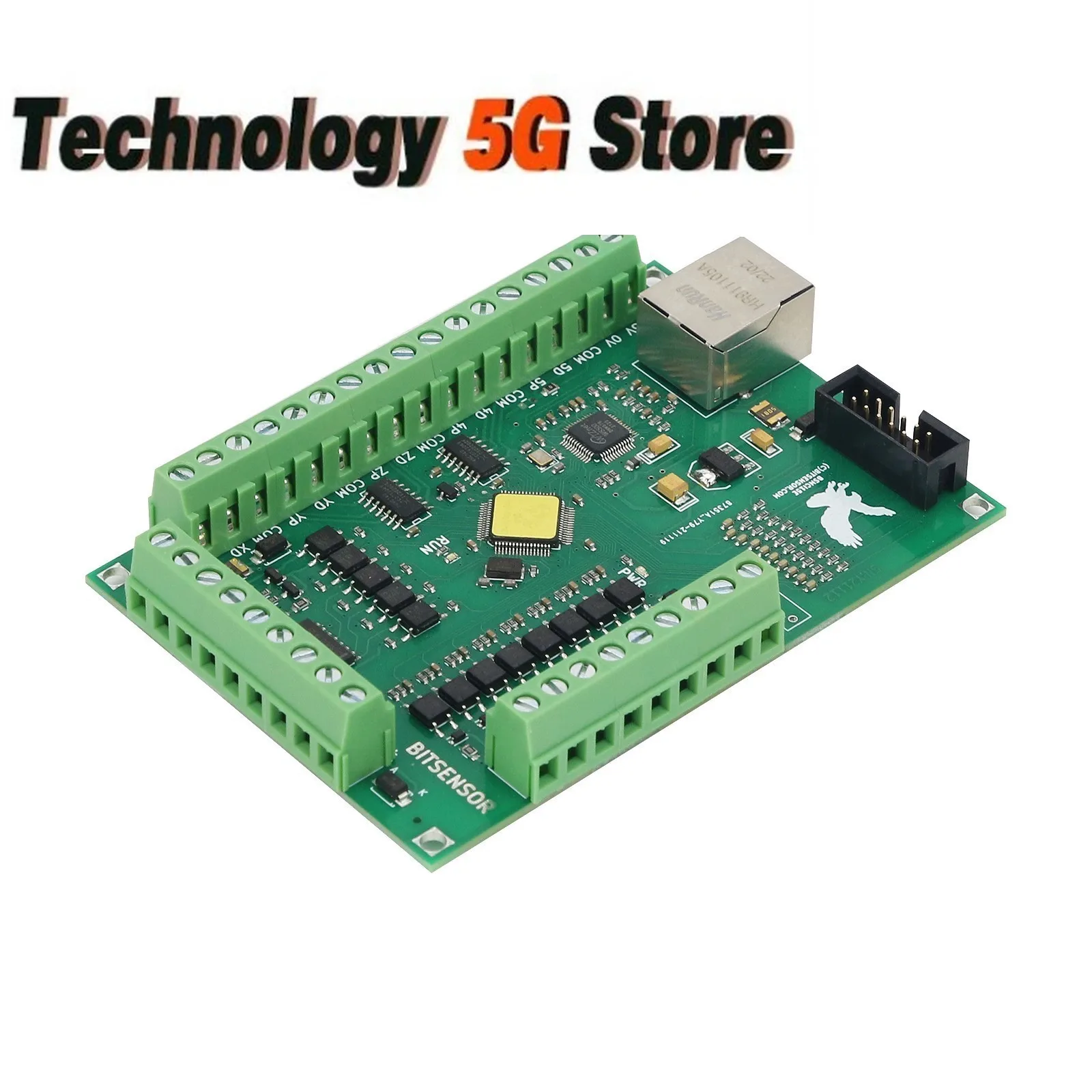 5-Axis Ethernet Motion Card Mach3 Breakout Board CNC Controller Board for Industrial CNC Milling Machine Engraver