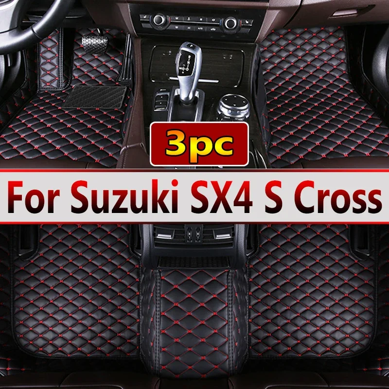 

Car Floor Mats For Suzuki SX4 S Cross 2020~2022 AUTO DropShipping Center Interior Accessories Leather Carpets Rugs Foot Pads