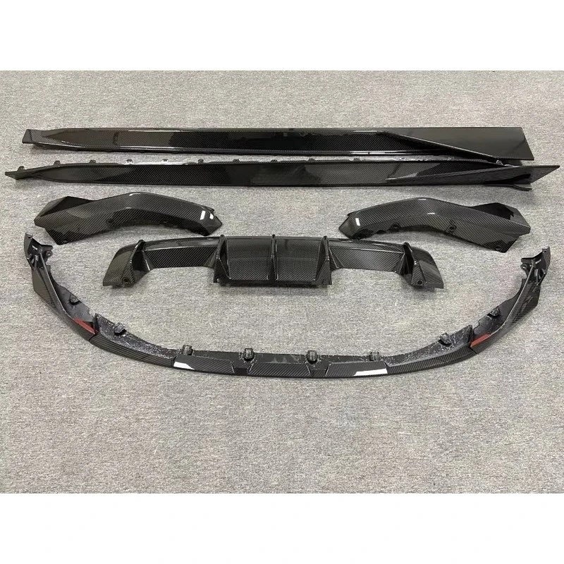 G80 M3 G82 M4 M Performance Style Carbon Fiber Bodykit Front Lip Side Skirts Diffuser G82 2020-2025