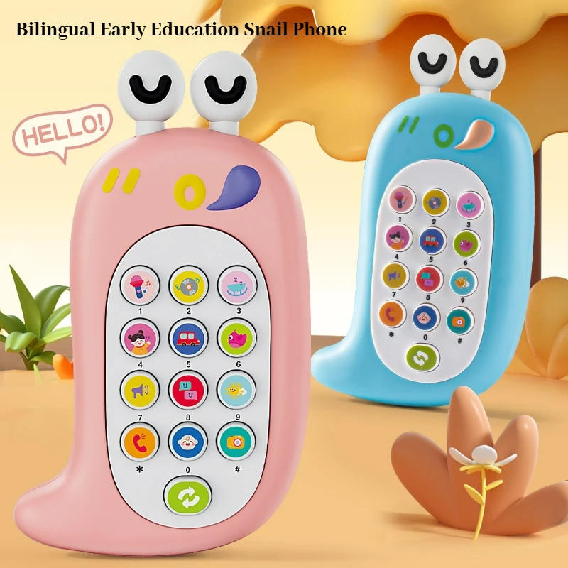 Jouet de téléphone pour bébé, son de musique, jouets de couchage avec anneau de dentition, Simulation de téléphone pour enfants, jouet éducatif précoce, cadeaux pour enfants
