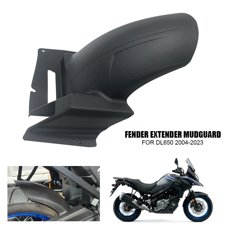 For Suzuki V-Strom 650 DL650 Rear Fender Extender Mudguard Splash Guard Cover DL 650 V-Strom650 VStrom 650 2004-2023 Motorcycle