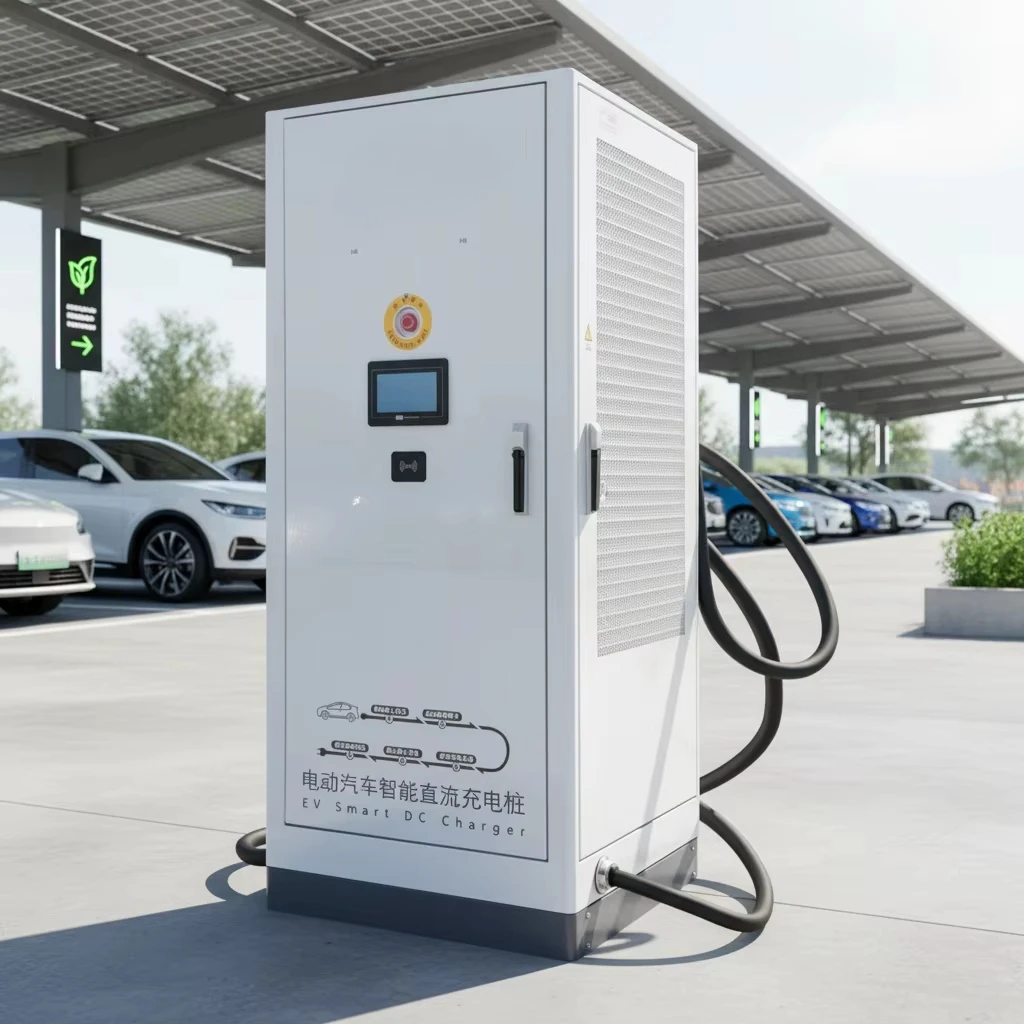 HJ Heavy Duty 160kW Outdoor DC Fast Charger for EV Fleets 5 Year Warranty