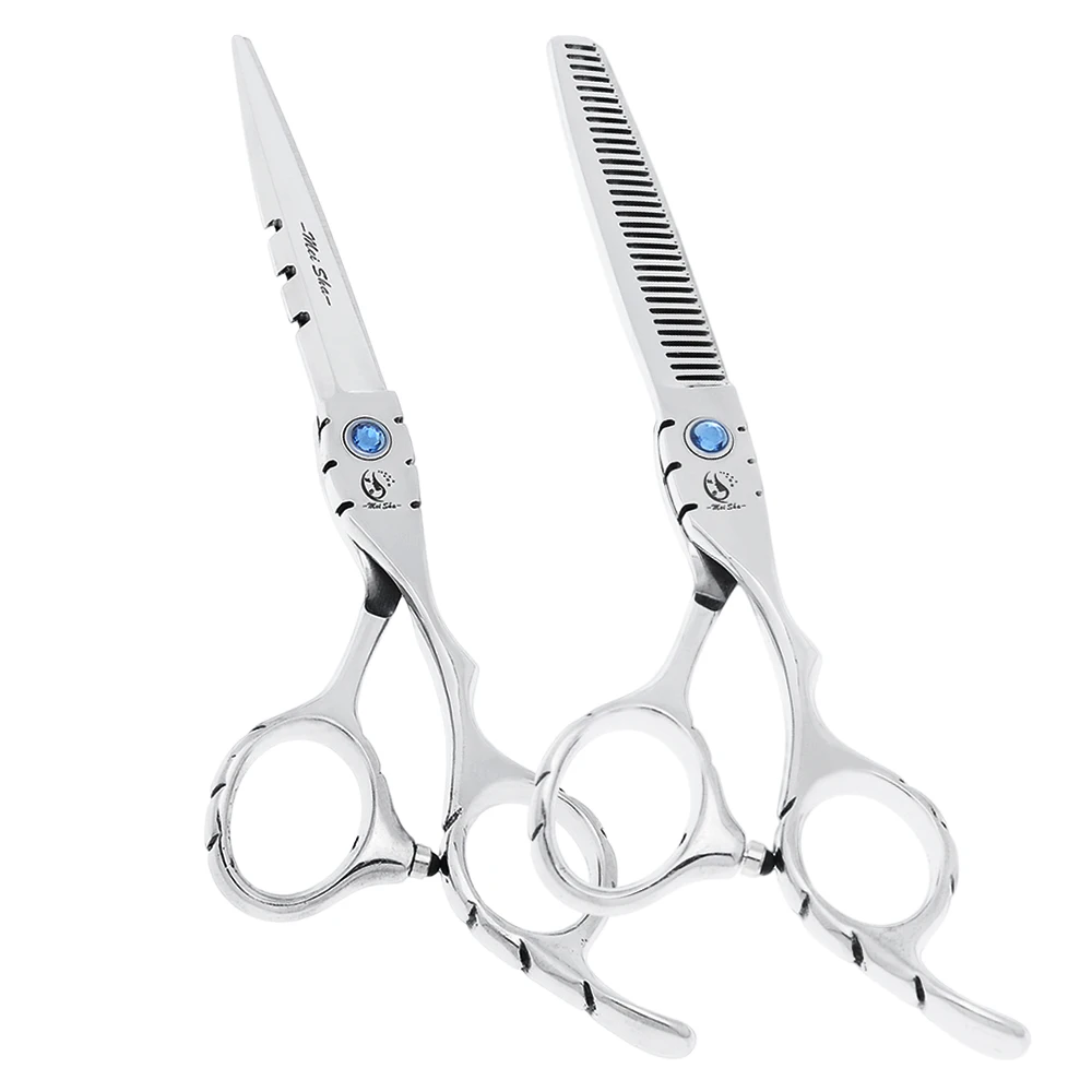 

5.5" 6.0" Barber Shop Hair Scissors Japanese Steel Professional Hairdressing Cutting Shears Salon Hair Thinning Scissors A0018A