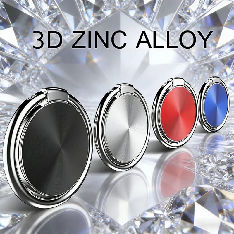 

Universal Mobile Phone Mini Metal Holder Finger Ring Bracket Cellphone Ring Round Mount Sticker Stand for iPhone 17 16 15 Xiaomi