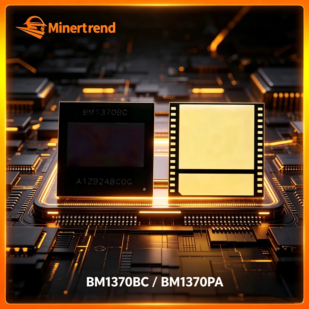 

2026 100% New Original BM1370PA BM1370BC Chip, Bitcoin SHA-256 Mining Chip for Bitaxe Gamma, NerdQaxe & Antminer S21 Series