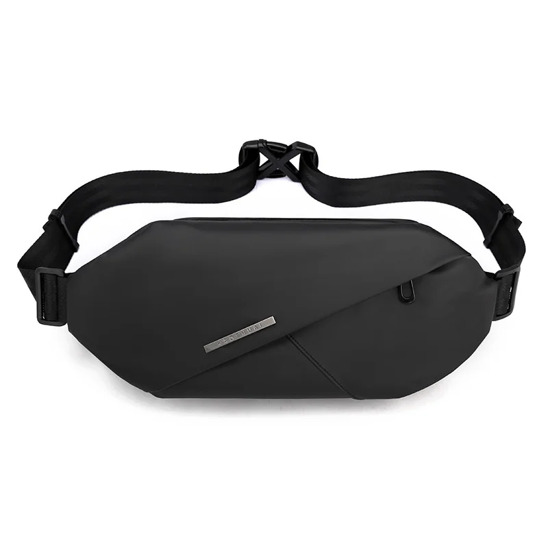 New trend dark function diagonal cross bag outdoor street men's chest bag anti splash sports waist bag