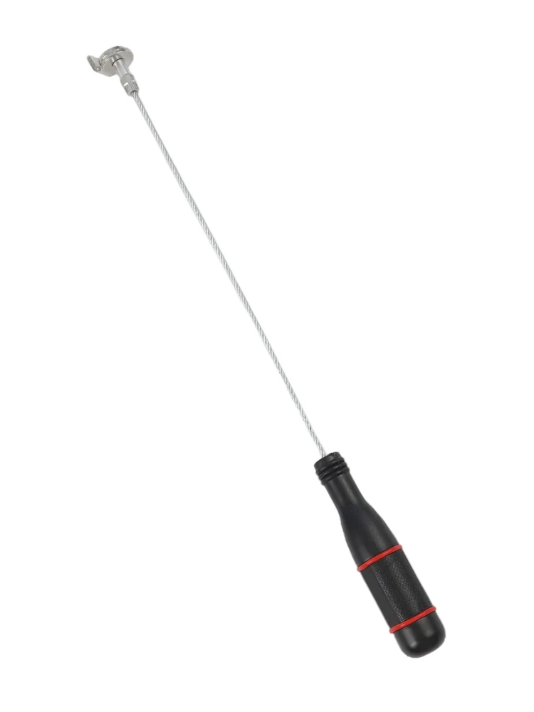 Reliable Hand-held Removal Tool Auto Fastener Black Magnetic Oil Pan Tool Non-deformable Design Quick Installation