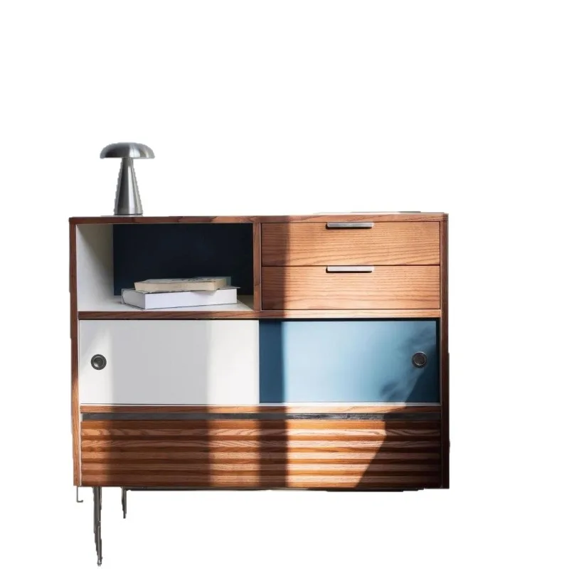 Medieval Bauhaus Lockers Colored Restaurant Bookcases Storage Side Cabinet Storage