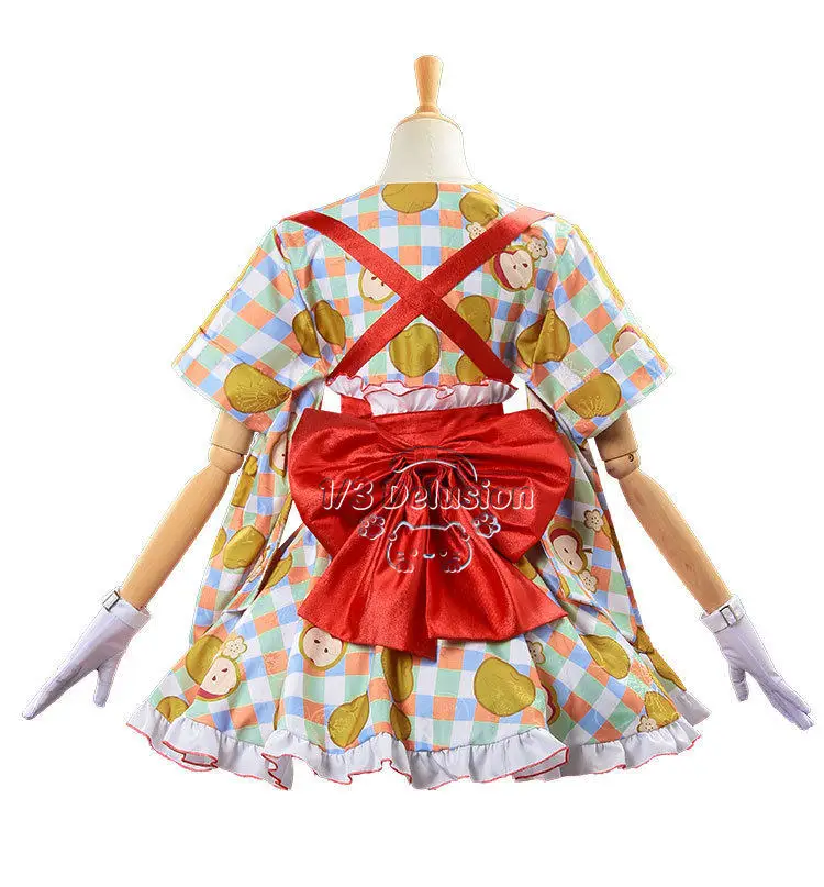 

Arknights Myrtle (Taiko no Tatsujin) Cosplay Costume Festival Dress Full Set for Women Kimono Dress Anime Game Halloween Outfit