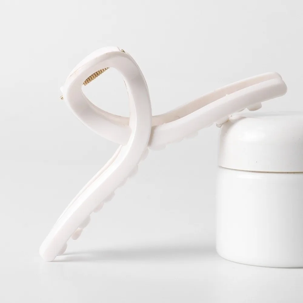 Flexible Unsnappable Hair Claw Clips Soft Silicone Non-Slip Ponytail Hairpins Anti Collision Protection Comfortable Shark Clip