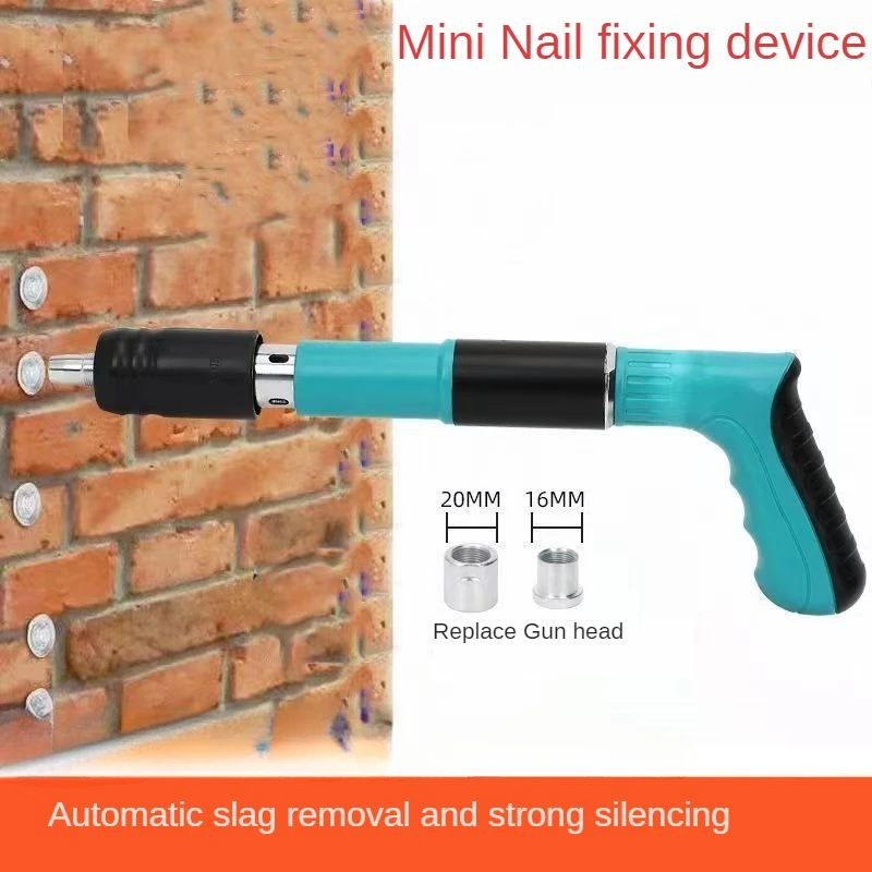 Manual steel nail gun rivet gun tool concrete wall ceiling fastener cable slotting device pneumatic nail gun fastening tool