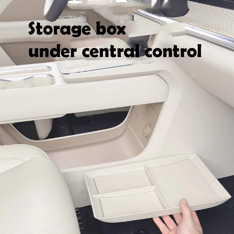 

For Toyota Bz3x 2025 Storage Box Under Central Control Beautiful and Tidy Car Accessories