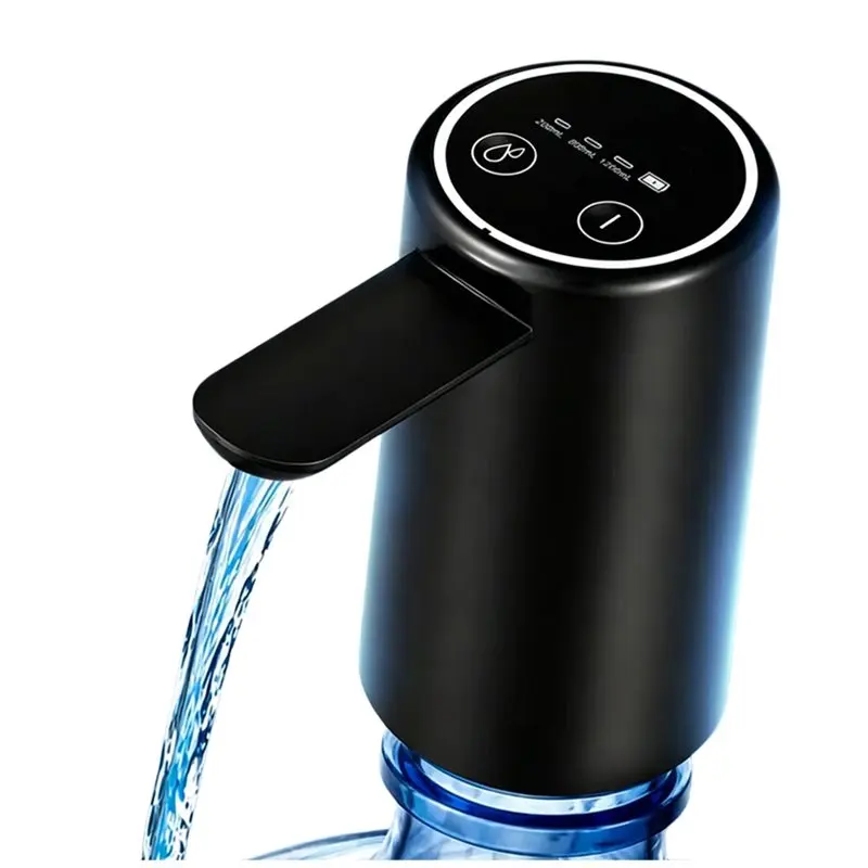 

USB-C Rechargeable Pump Electric Water Dispenser Dual-Pump Water Bottle Dispenser Electric Water Pump With 3 Volume Modes-Best S
