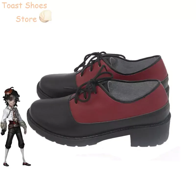 Game Identity V Patient Emil Cosplay Shoes Halloween Carnival Boots PU Shoes Cosplay Props Costume Prop