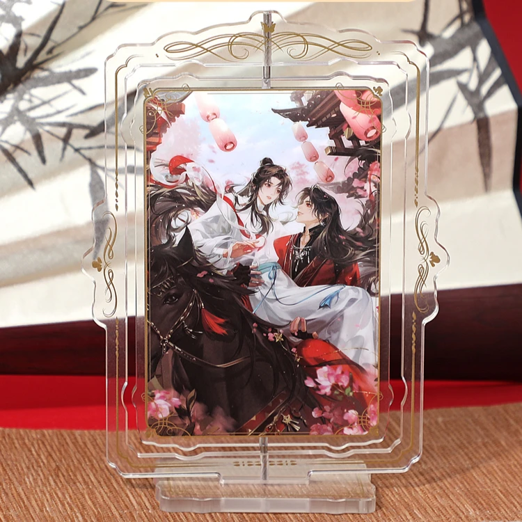 Anime Heaven Official's Blessing Xie Lian Hua Cheng Cosplay Spin Rotate Standing Sign Acrylic Figure Ornament Halloween Gift