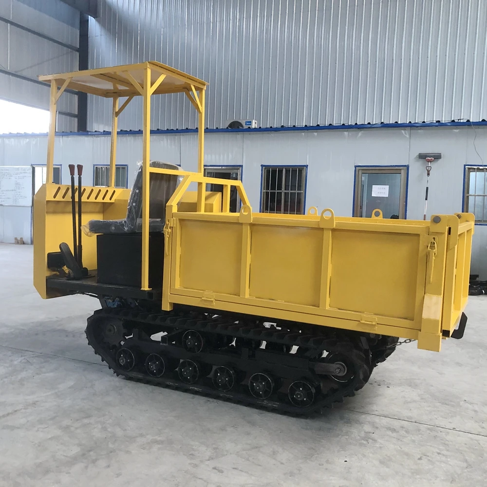 China Self-Loading Mini Crawler Transporter Rubber Track Dumper