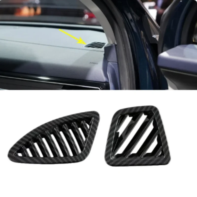 

For Kia Sportage NQ5 2022-2024 carbon fiber car front upper/left/right/dashboard rear outlet trim accessories