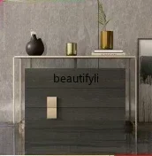 

Asmt14 New Italian minimalist solid wood TV cabinet coffee table combination Nordic light luxury living room TV cabinet
