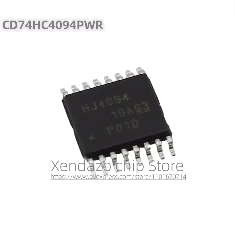 

5pcs/lot CD74HC4094PWR CD74HC4094 Silk screen printing HJ4094 TSSOP-16 package Logic chip