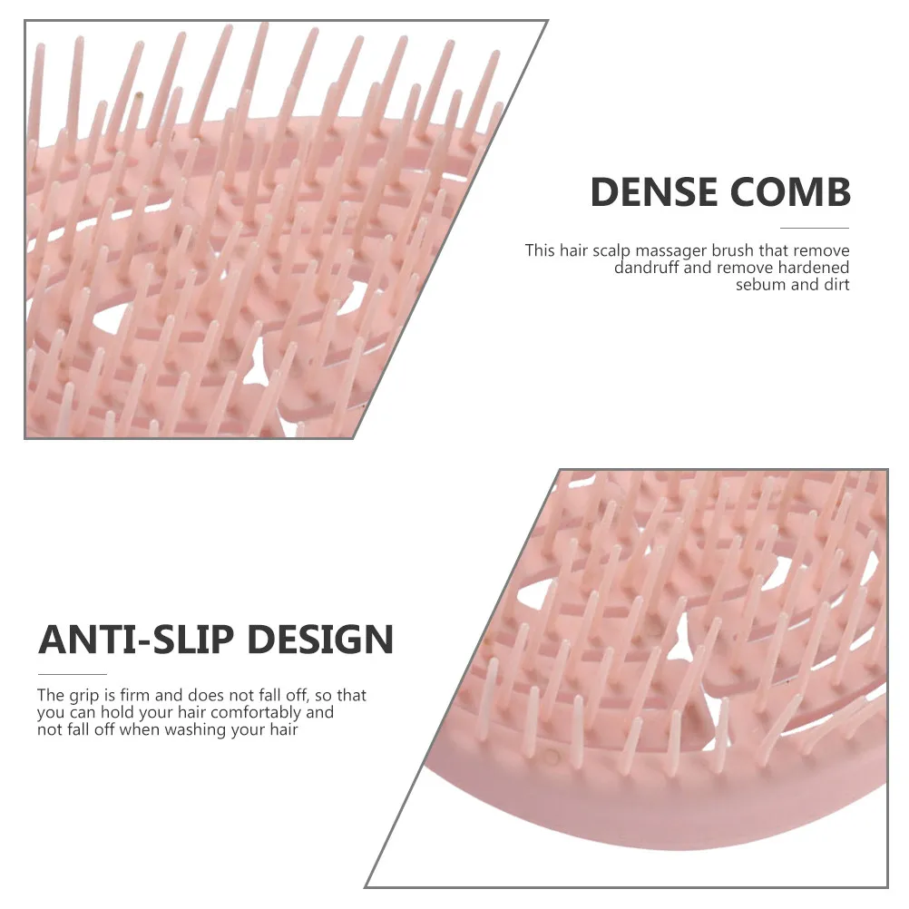 

2Pcs Massage Straightening Comb Palm-Sized Gentle Scalp Care for Daily Hair Styling Detangling Combs for Women Hairdressing