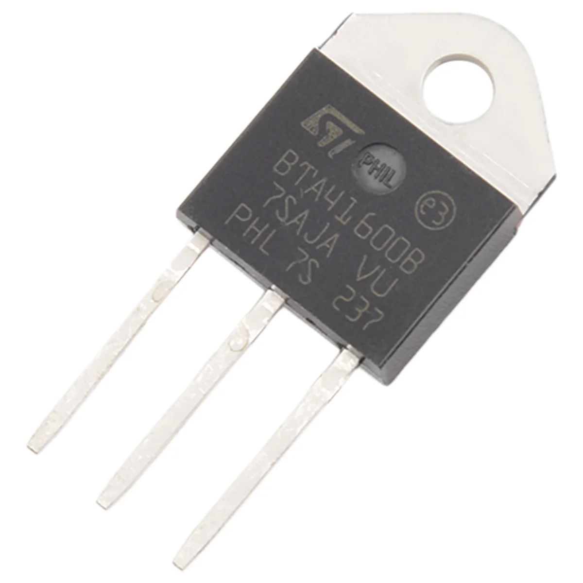 Retificador do controlador do silicone, Triac padrão, BTA41-600B, 600V, 40A