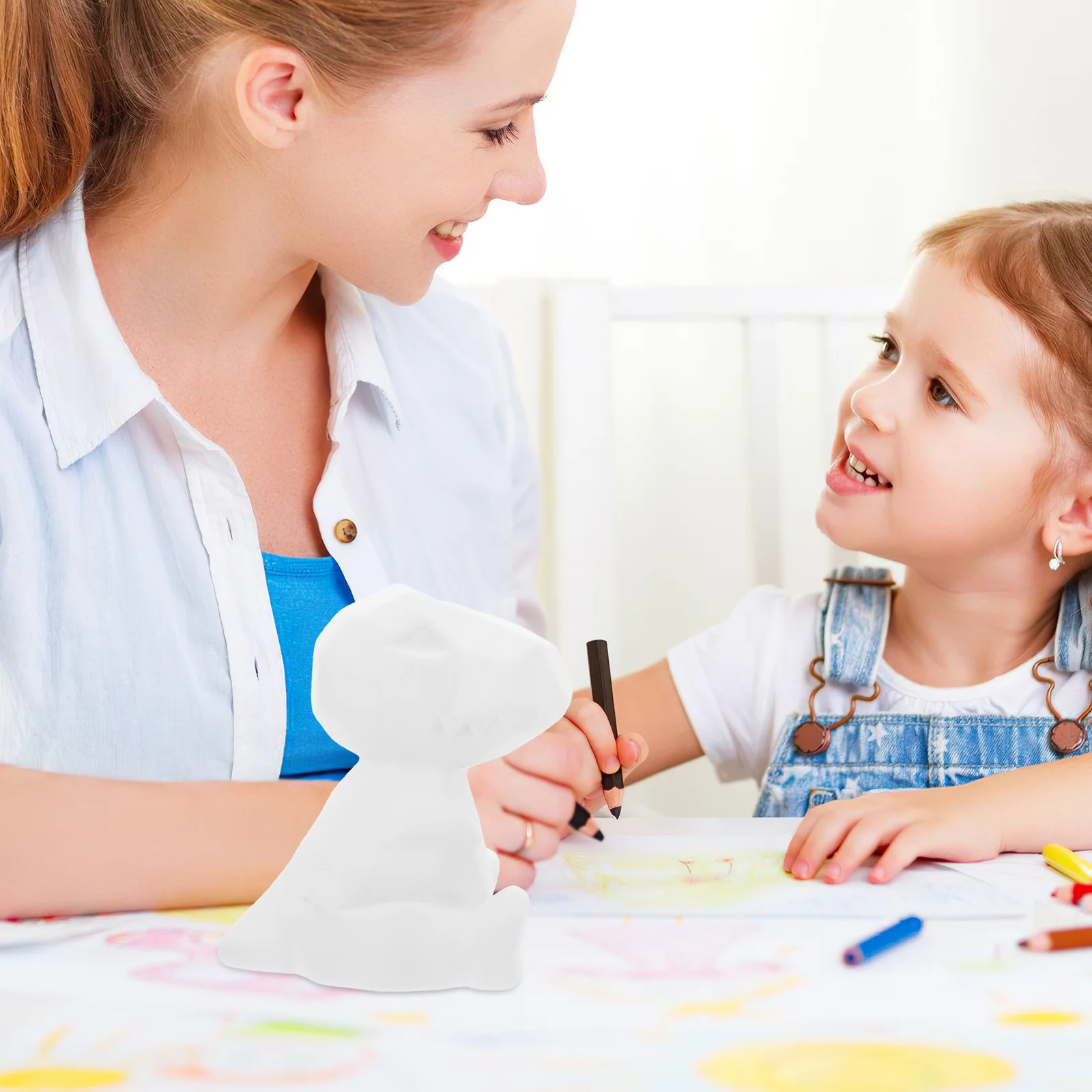 1세트 DIY 기하학적 공룡 야간 조명 페인팅 키트 창의적인 예술 공예 빈 디자인 침대 옆 램프 어린이 예술용