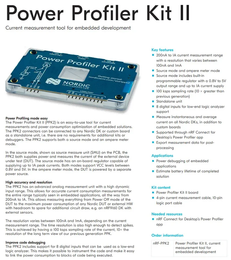 Imagem -05 - Power Profiler Kit ii Power Profiling e Power Software Sistemas Embarcados Nrf9160 5340 52833 Nrf-ppk2