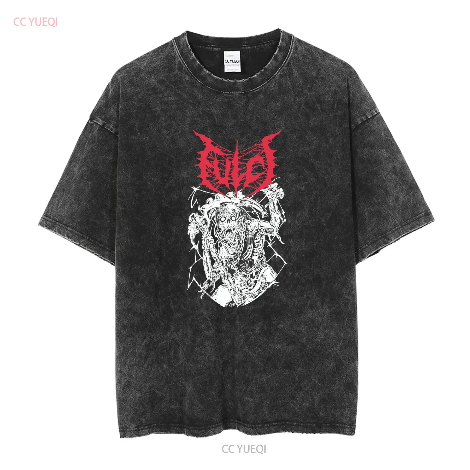 Fulci XXL Death Metal Band T Shirt Zombie 2 Sided Horror Italy Italian vintage Washed streetwear Slightly designer clothes