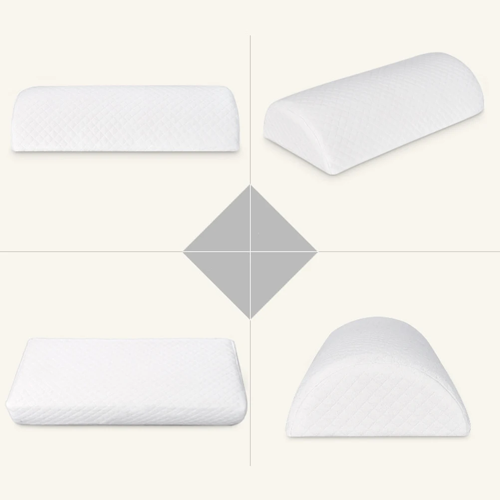 

1pc Memory Foam Pillow Knee Cushion For Bed Home Office Arched Leg Rest Pillow Cotton Knee Leg Support Comfort Relief Pressure